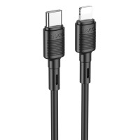  USB kabelis Hoco X83 PD20W Type-C to Lightning 1.0m black 